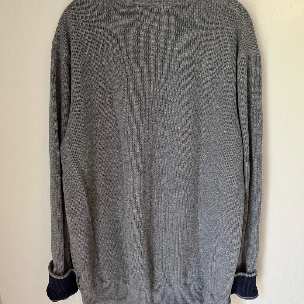 Men’s Eddie Bauer Pullover Size XL Tall Ribbed Cotton Sweater - Picture 2 of 4